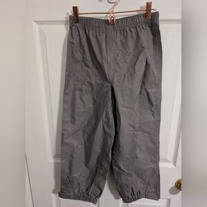 LL Bean Pants Nylon Windbreaker Waterproof Youth Kids Boys Girls Pull On Gray 8